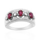 Ruby Silver Ring