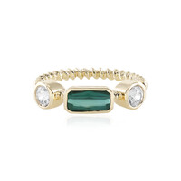 9K Indicolite Gold Ring (Adela Gold)