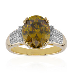 9K Bulgarian Sphalerite Gold Ring (Mark Kaufman)