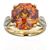 14K Sphalerite Gold Ring (AMAYANI)