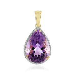 Amethyst Silver Pendant