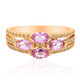 9K Pink Sapphire Gold Ring (Annette)