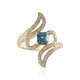 14K I1 Blue Diamond Gold Ring (de Melo)