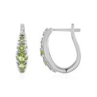 Peridot Silver Earrings