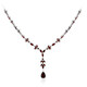 Garnet Silver Necklace