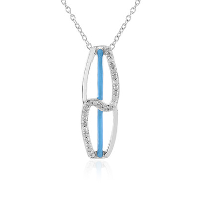 I3 (J) Diamond Silver Necklace