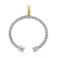 14K IF (D) Diamond Gold Pendant