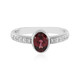 Malawi Garnet Silver Ring