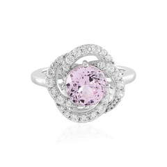 Kunzite Silver Ring