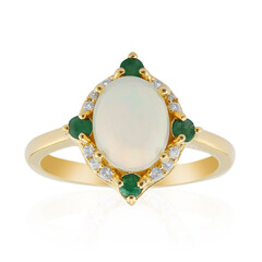 Welo Opal Silver Ring