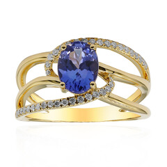 14K AAA Tanzanite Gold Ring (CIRARI)