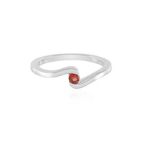 Tanzanian Ruby Silver Ring