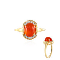 Carnelian Silver Ring