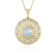 9K Welo Opal Gold Necklace (Ornaments by de Melo)