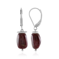 Brazilian Pink Tourmaline Silver Earrings