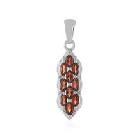 Mozambique Garnet Silver Pendant