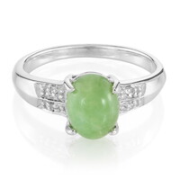 Imperial Chrysoprase Silver Ring