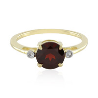 Mozambique Garnet Silver Ring