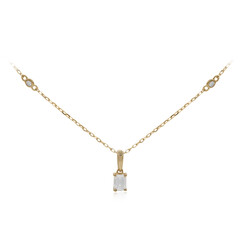 14K SI1 (H) Diamond Gold Necklace (CIRARI)