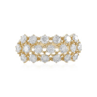 9K I2 (H) Diamond Gold Ring (de Melo)