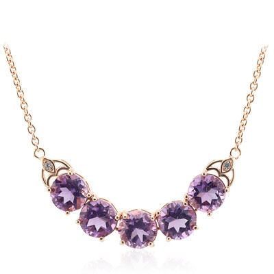 Amethyst Silver Necklace