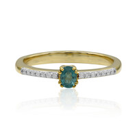 18K Grandidierite Gold Ring (AMAYANI)