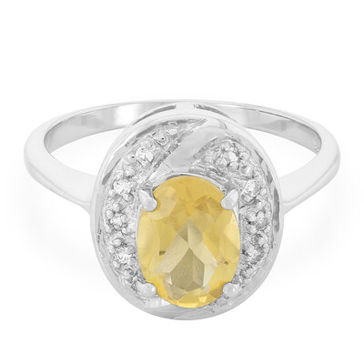 Citrine Silver Ring