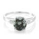 Snowflake Obsidian Silver Ring