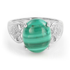 Malachite Silver Ring