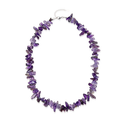 Amethyst Silver Necklace