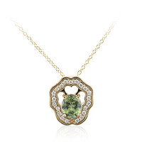 14K Madagascan Demantoid Gold Necklace (de Melo)