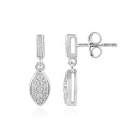 Zircon Silver Earrings