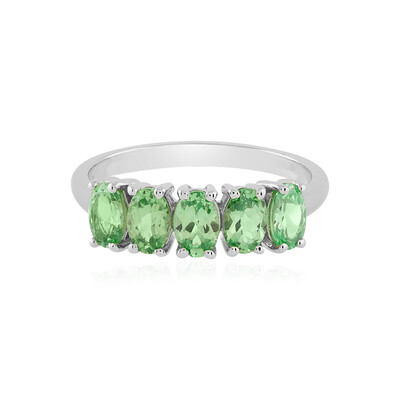 Tsavorite Silver Ring