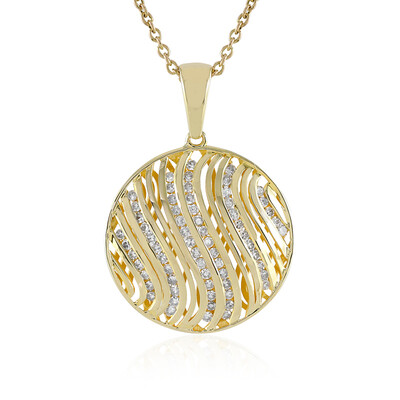 9K I1 (I) Diamond Gold Necklace (Ornaments by de Melo)