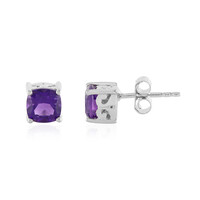 Amethyst Silver Earrings