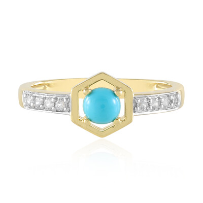 Sleeping Beauty Turquoise Silver Ring