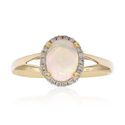 10K AAA Welo Opal Gold Ring