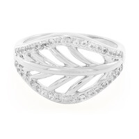 White Sapphire Silver Ring