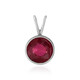 Bemainty Ruby Silver Pendant