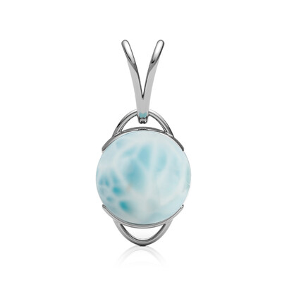 Larimar Silver Pendant