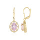 Kunzite Silver Earrings