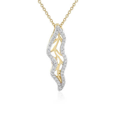 14K Flawless (F) Diamond Gold Necklace (LUCENT DIAMONDS)