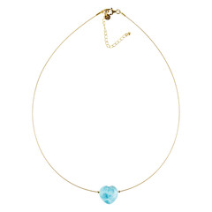 Larimar Stainless Steel Necklace