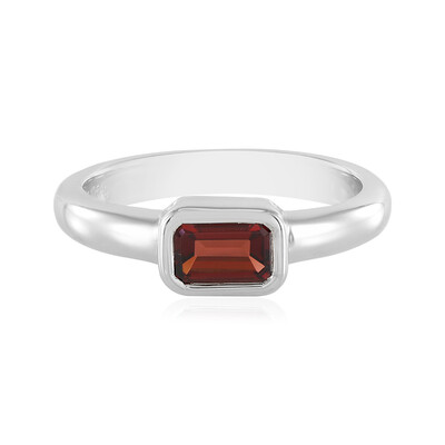 Mozambique Garnet Silver Ring