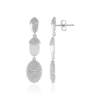 Zircon Silver Earrings (de Melo)