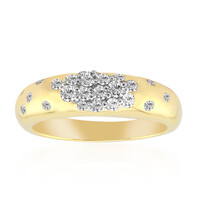 9K VVS1 (G) Diamond Gold Ring