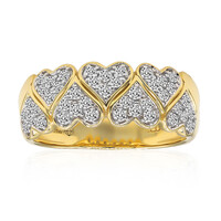 9K SI1 (G) Diamond Gold Ring