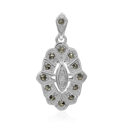 I2 (J) Diamond Silver Pendant (Annette classic)