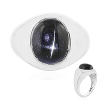 Indian star diopside Silver Ring