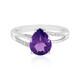 Siberian Amethyst Silver Ring